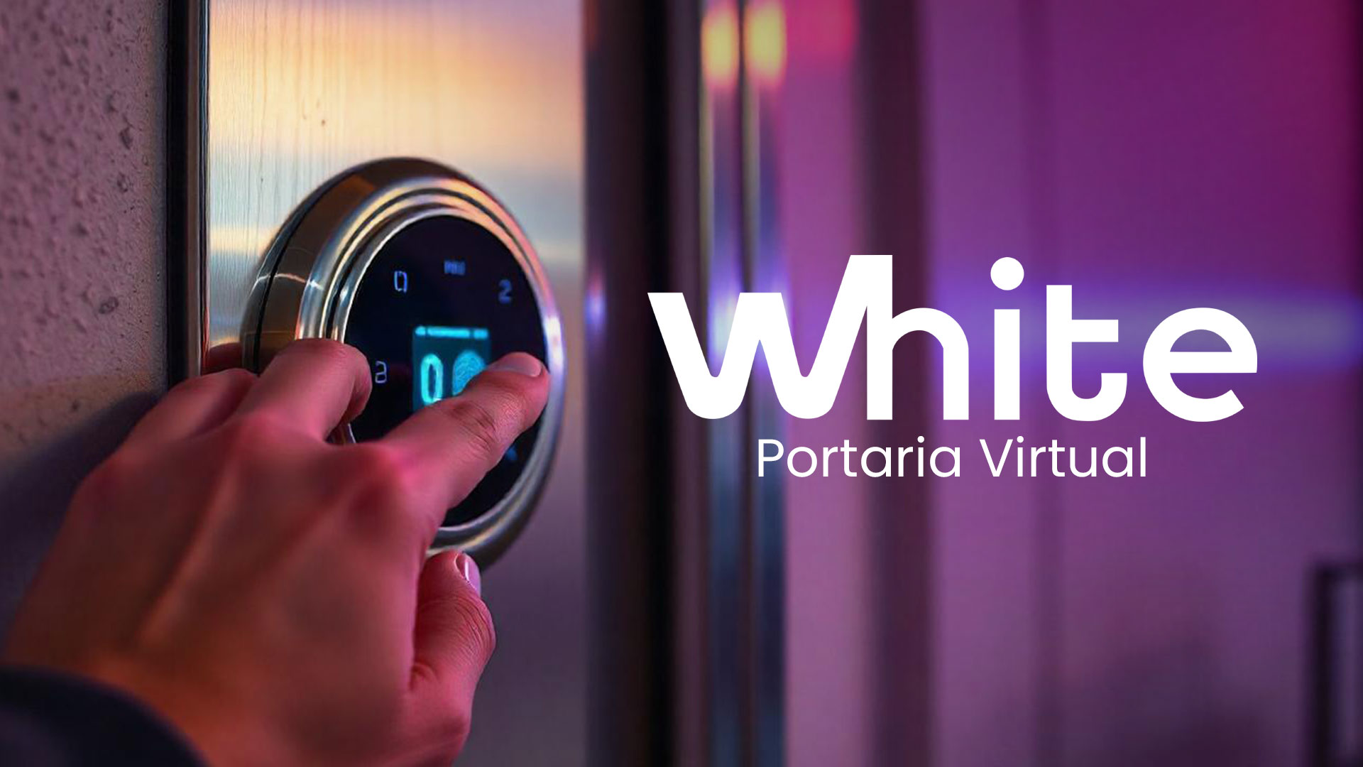 White portaria virtual VMS em nuvem e IA para central de monitoramento