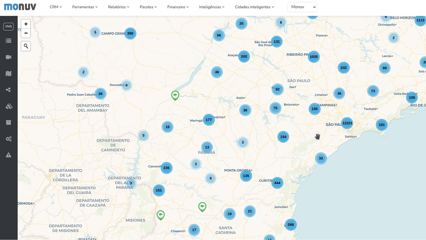 Segurança Colaborativa: a trinca para projetos de sucesso VMS em nuvem e IA para central de monitoramento mapa LPR seguranca colaborativa 1 VMS em nuvem e IA para central de monitoramento