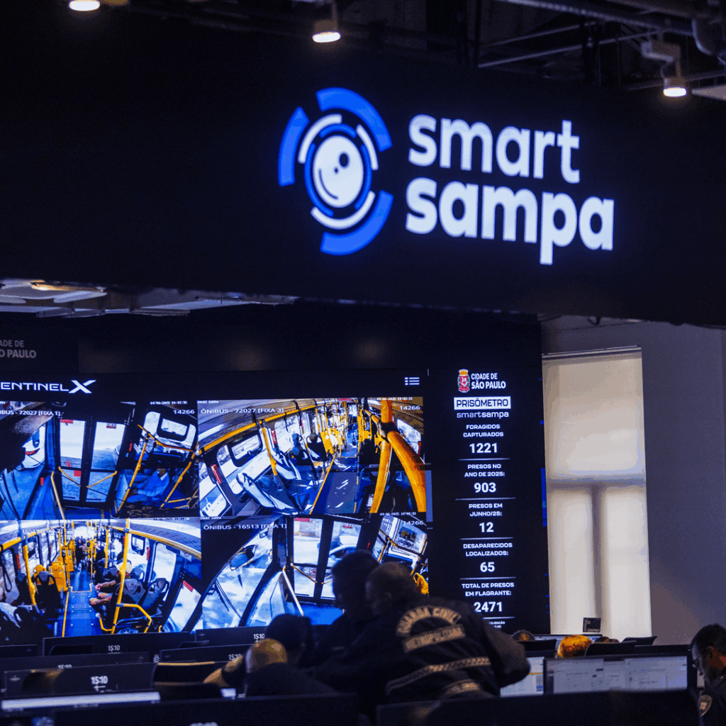 smart sampa VMS em nuvem e IA para central de monitoramento
