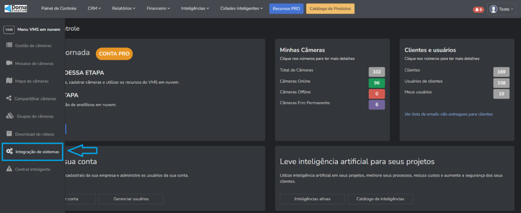 image 1 VMS em nuvem e IA para central de monitoramento