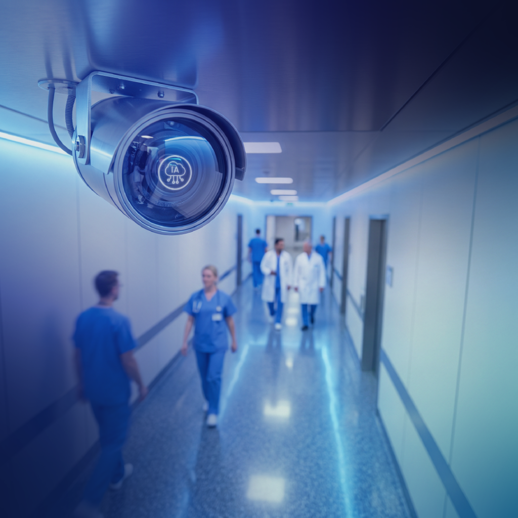 Monuv News Março VMS em nuvem e IA para central de monitoramento freepik plonge perspective view of a modern hospital corri 42087 VMS em nuvem e IA para central de monitoramento