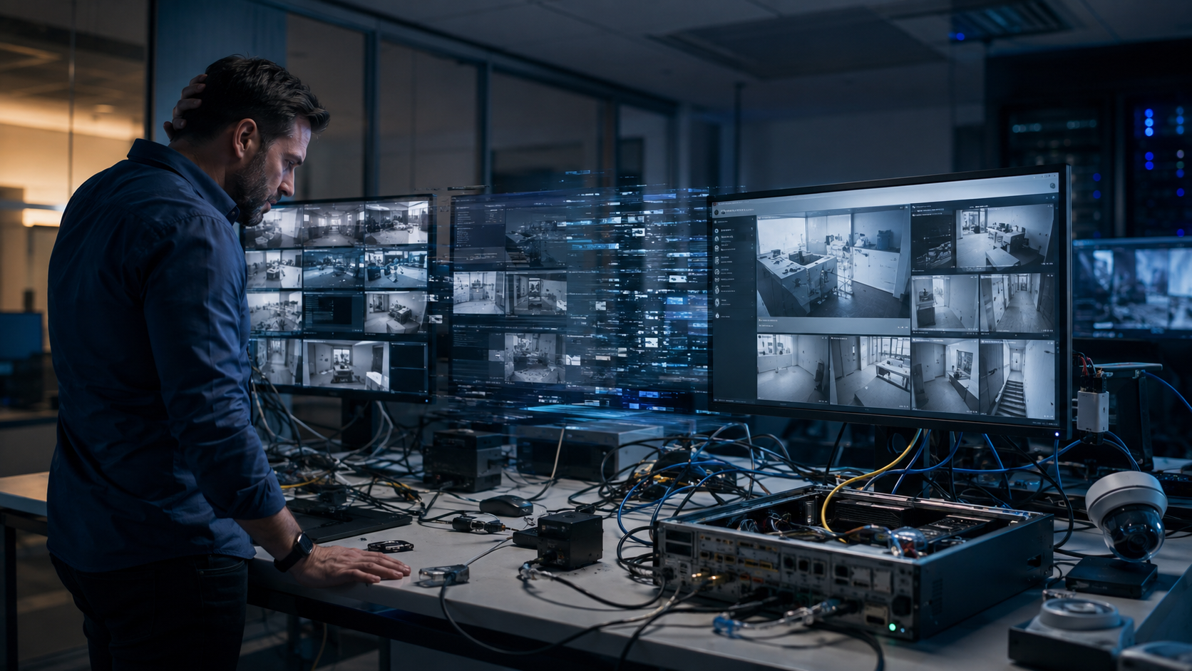 Monuv News Agosto VMS em nuvem e IA para central de monitoramento ChatGPT Image 7 de ago. de 2026 10 18 13 VMS em nuvem e IA para central de monitoramento